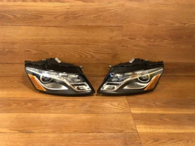 2009-2012 Audi Q5 Left & Right Side HID Xenon Headlight Light Headlamp Lamp OEM