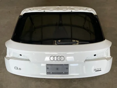 2018 2019 2020 Audi Q5 Rear Trunk Lid Hatch Liftgate White W/Glass 1549 OEM