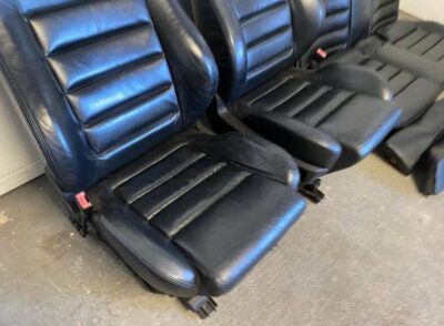 Black Leather Audi B5 S4 Seats