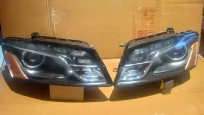 2009-2012 Audi Q5 Factory OEM Non-Adaptive Xenon HID Headlights - Pair