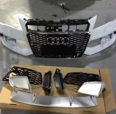 Audi RS Front Bumper Honeycomb Grille Kit