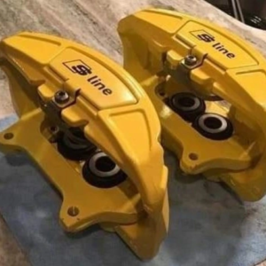 Audi S Line Brake Caliper Set (Yellow) - Pair 1