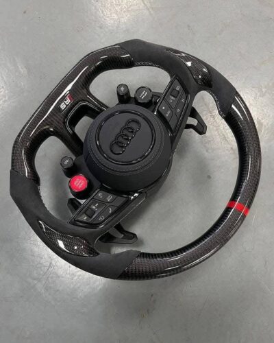 RS5 Carbon Fiber Steering Wheel For Audi A3 A4 A5